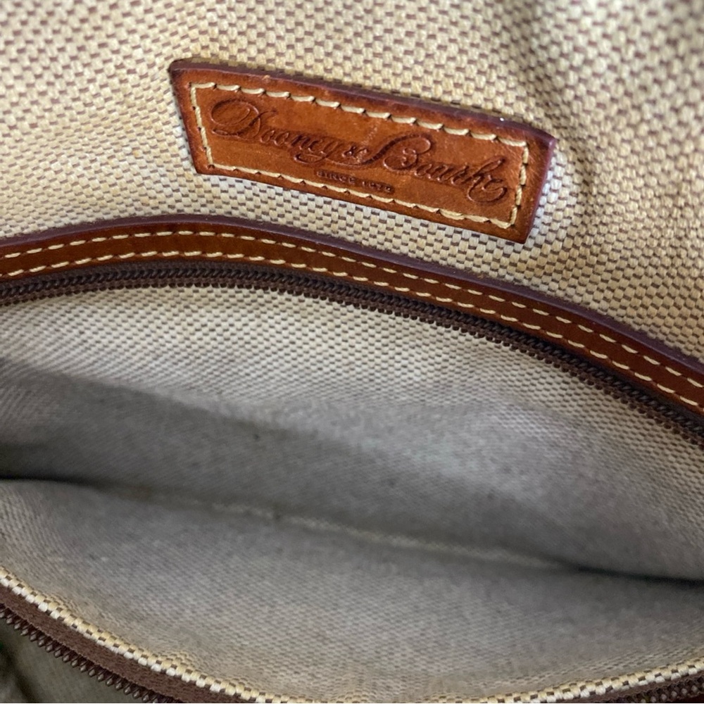 Dooney & Bourke Mustard Ostrich large Leather Tote - Picture 11 of 13